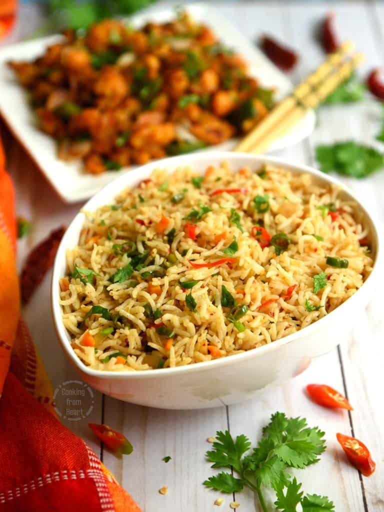 Chilli gerlic Veg Fried Rice